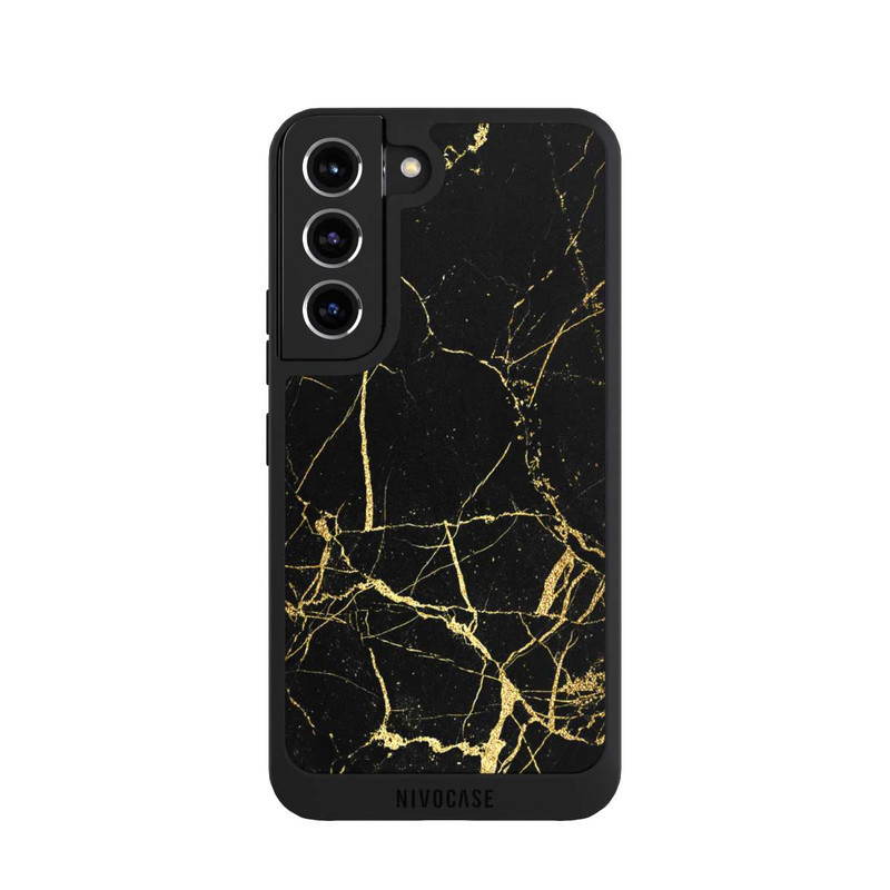 Galaxy S22 NIVOpure BlackGoldMarble Look