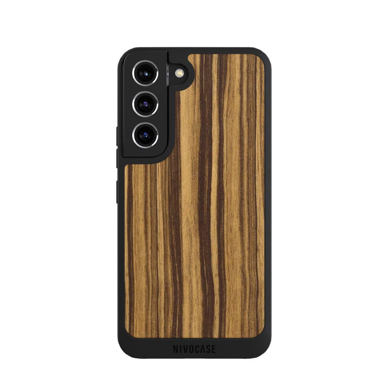 Galaxy S22 NIVOpure Look Bois d'Ébène Macassar Clair