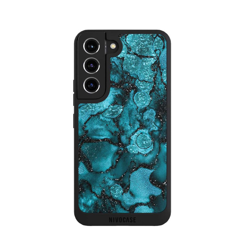 Galaxy S22 NIVOpure Paillettes Bleues