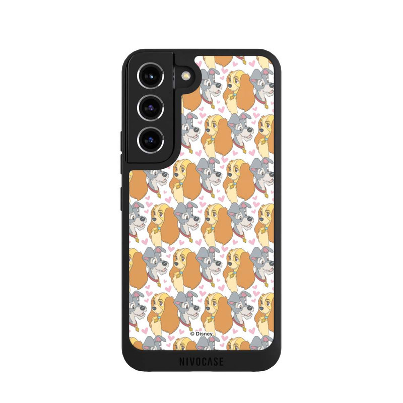 Galaxy S22 NIVOpure Susi und Strolch Muster Herzen