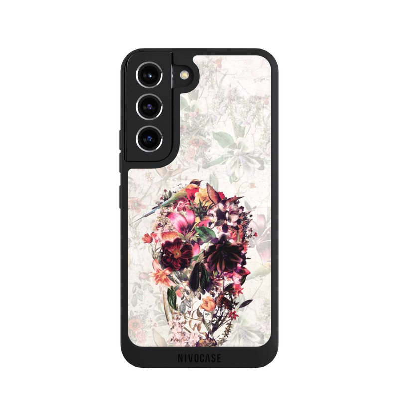 Galaxy S22 NIVOpure Crâne Floral Vintage