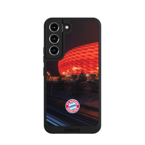 Samsung Galaxy S22 NIVOpure Allianz Arena bei Nacht FCB