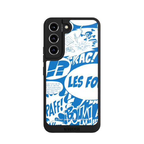 Samsung Galaxy S22 NIVOpure Sprechblasen Asterix Blau