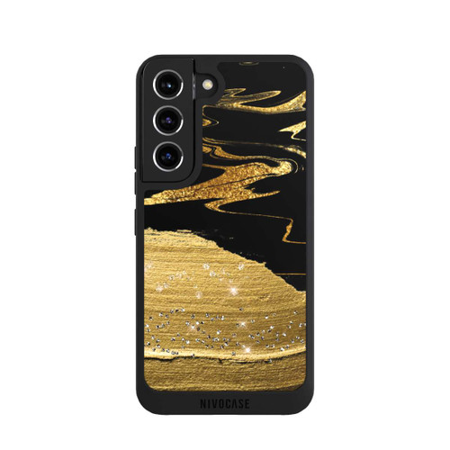 Samsung Galaxy S22 NIVOpure Marmoradern im Goldlook