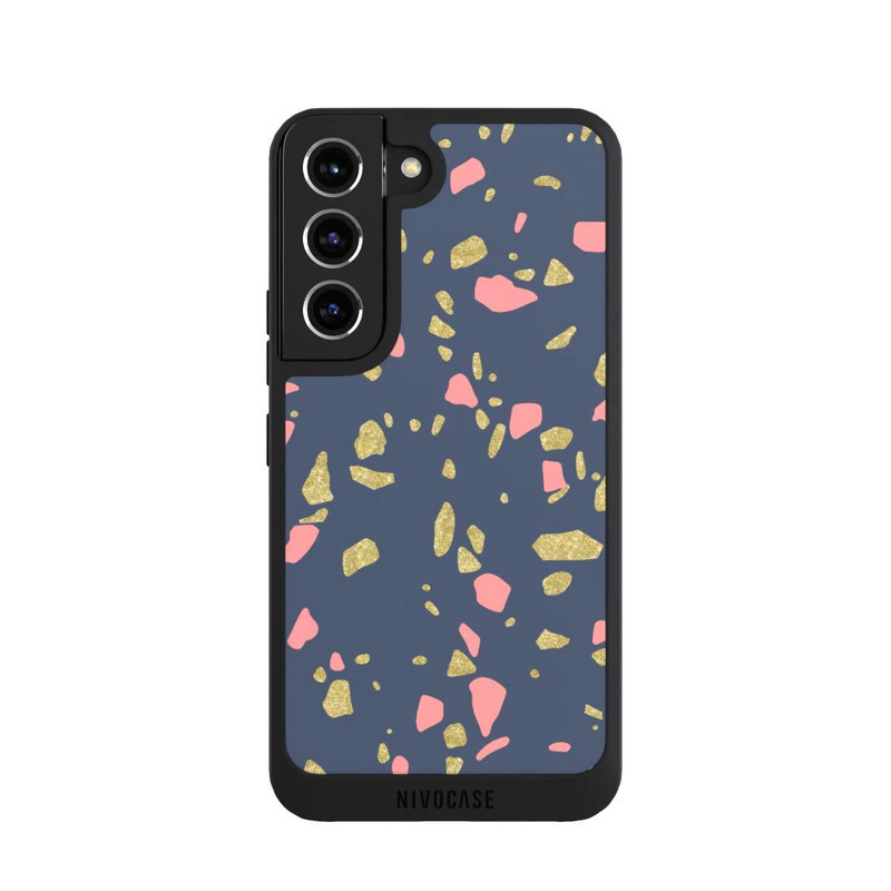 Galaxy S22 NIVOpure Terazzo Look d'or