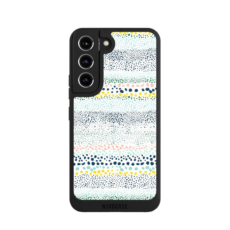 Galaxy S22 NIVOpure Kleine Punkte, strukturiertes Weiß