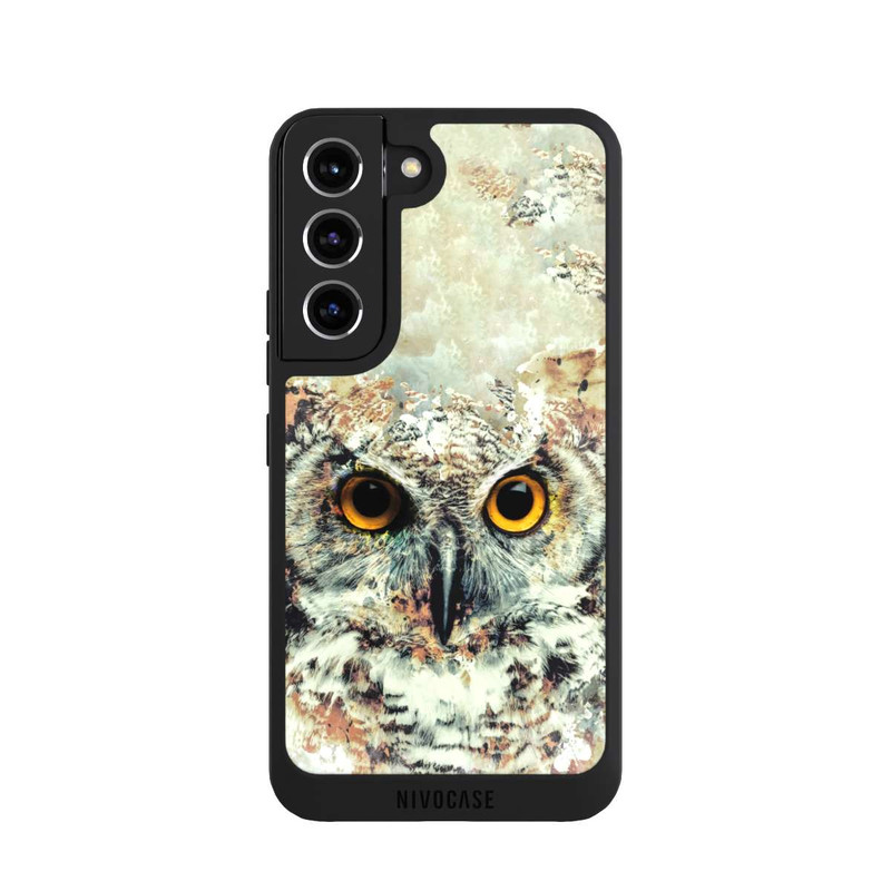 Galaxy S22 NIVOpure Hibou aquarelle