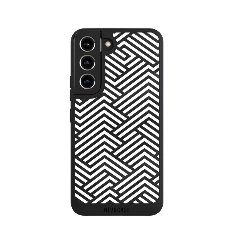 Galaxy S22 NIVOpure ZigZag noir et blanc