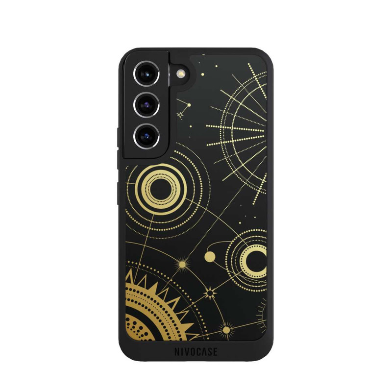 Galaxy S22 NIVOpure Black and Gold Look Abstract