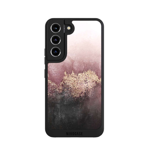 Samsung Galaxy S22 NIVOpure Rosa Himmelsstaub Golddruck