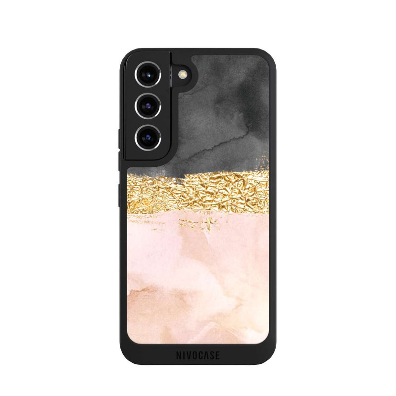 Galaxy S22 NIVOpure Goldener Linien Look