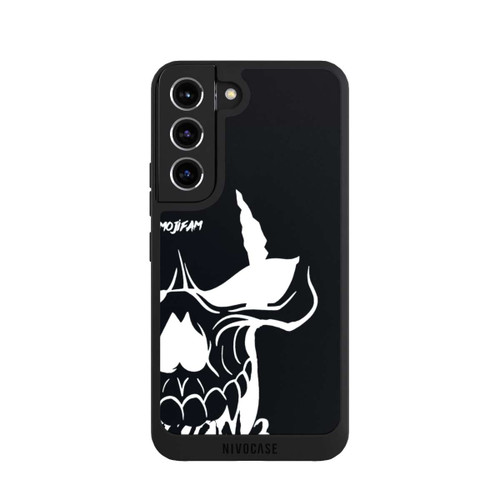 Samsung Galaxy S22 NIVOpure Schädel Groß Schwarz/Weiß