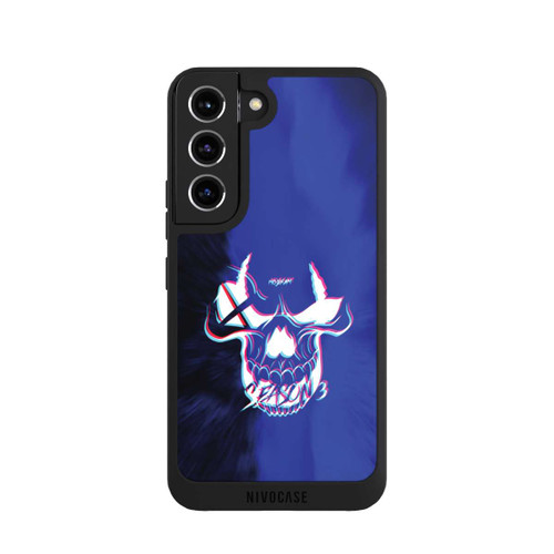 Samsung Galaxy S22 NIVOpure Blauer Totenkopf