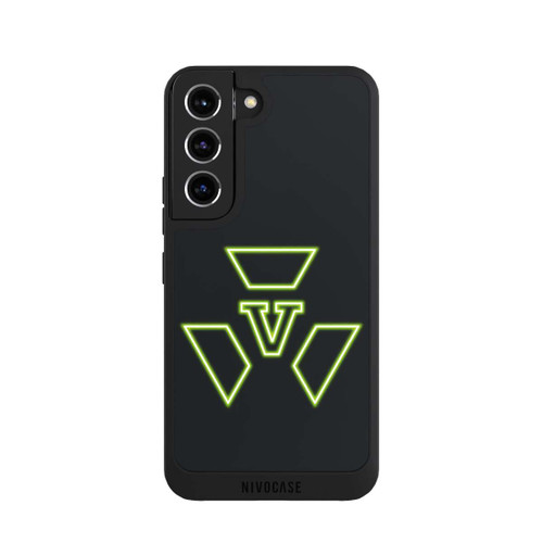 Samsung Galaxy S22 NIVOpure iBlali Logo Neon Grün