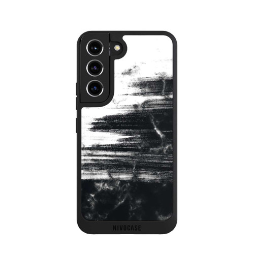 Samsung Galaxy S22 NIVOpure Gebürsteter monochromer Stein