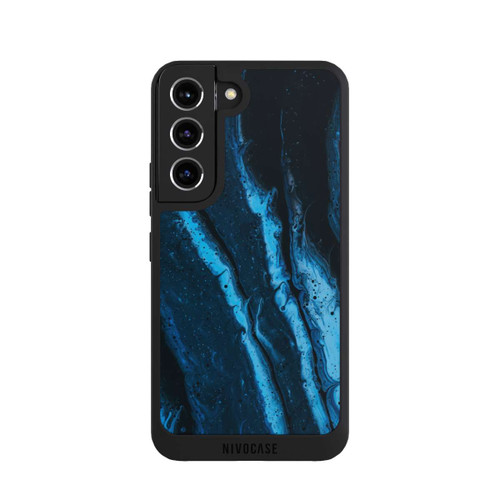 Samsung Galaxy S22 NIVOpure Blue oil texture