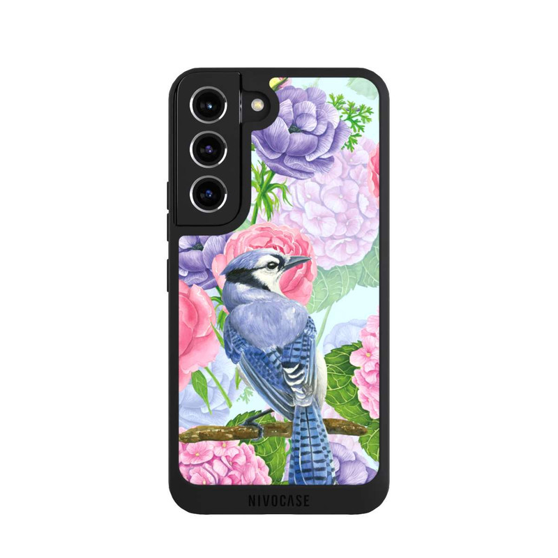 Galaxy S22 NIVOpure Geai bleu & fleurs