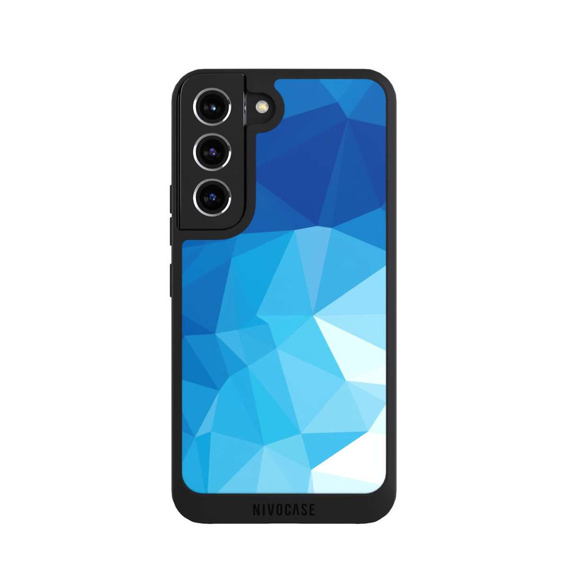Galaxy S22 NIVOpure Polygonal Mosaic Blue