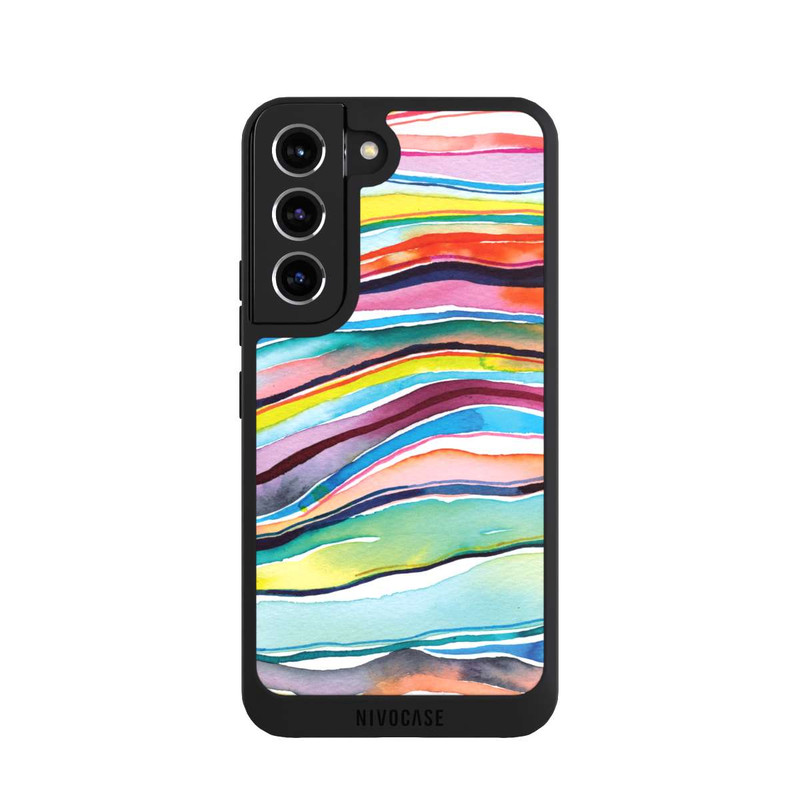 Galaxy S22 NIVOpure Couches d'agate aquarelle