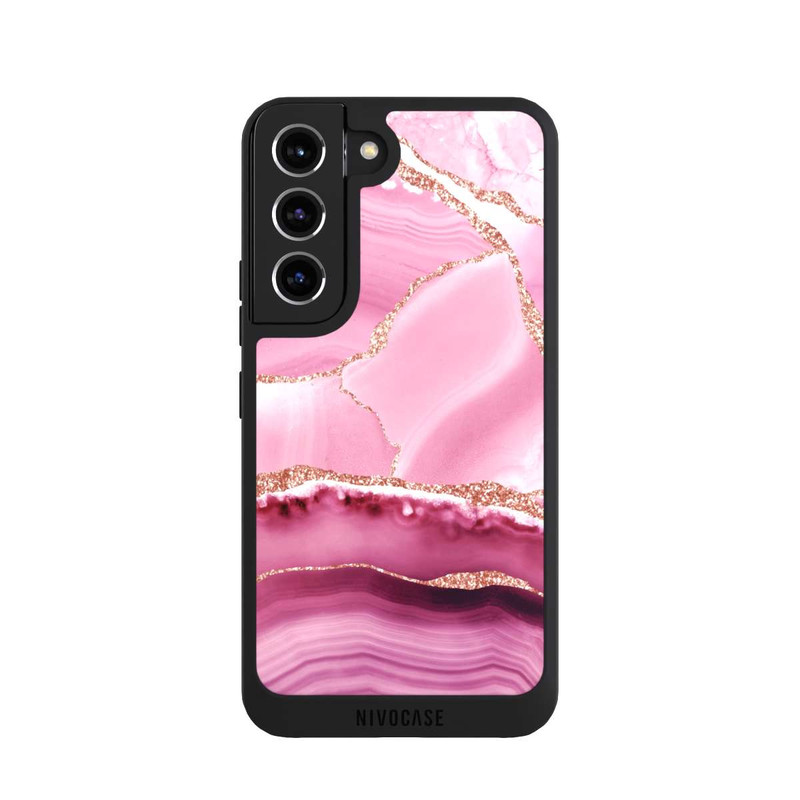 Galaxy S22 NIVOpure Meerjungfrauen Pink Marmor
