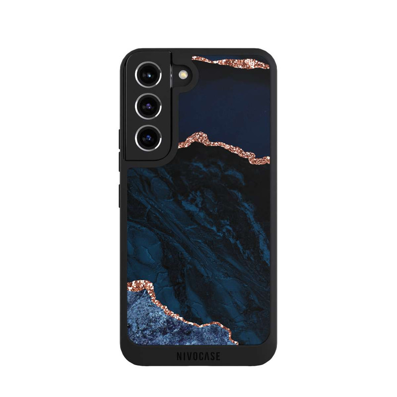Galaxy S22 NIVOpure Marbre Bleu Nuit