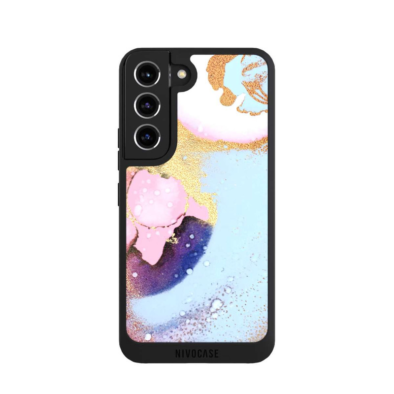 Galaxy S22 NIVOpure Texture Encre Pastel Glamour
