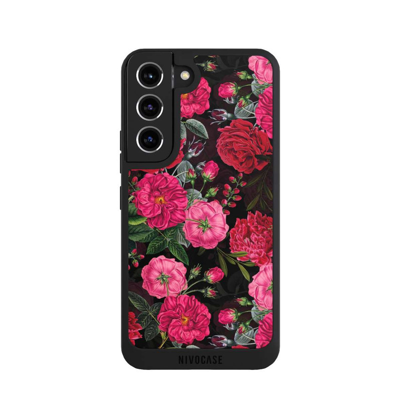 Galaxy S22 NIVOpure Fleurs Roses et Rouges