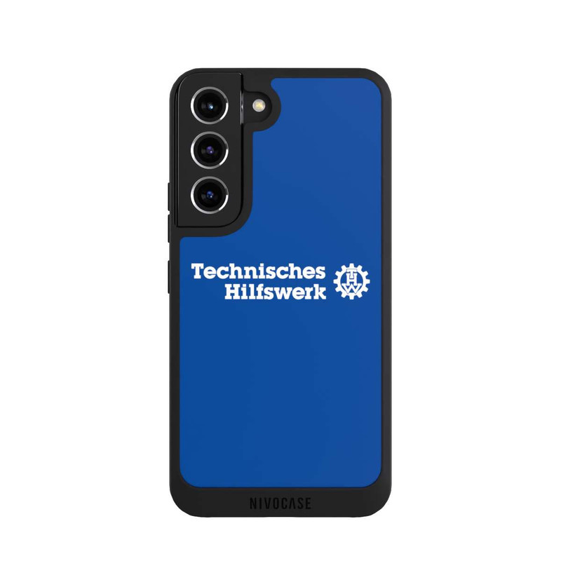 Galaxy S22 NIVOpure Technisches Hilfswerk Logo Blau
