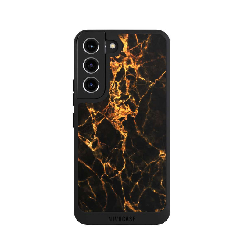 Galaxy S22 NIVOpure Goldener Marmor