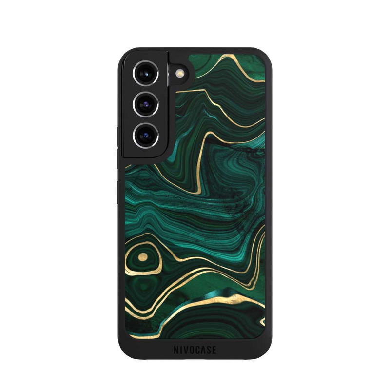 Galaxy S22 NIVOpure Malachite gold print