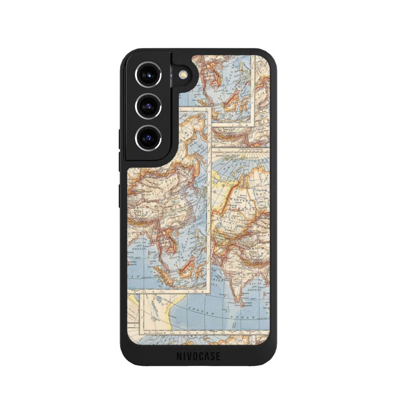 Galaxy S22 NIVOpure Carte du monde vintage
