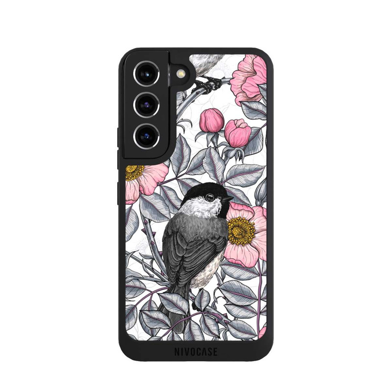 Galaxy S22 NIVOpure Chickadees and Wild Rose