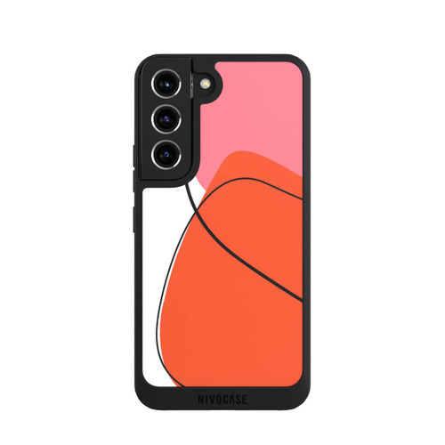 Samsung Galaxy S22 NIVOpure Meine orangefarbene Kunst