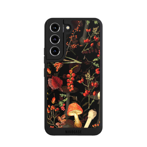 Samsung Galaxy S22 NIVOpure Pilzmuster Schwarz