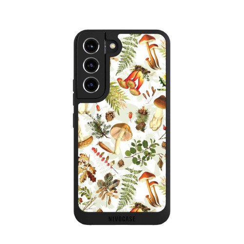 Samsung Galaxy S22 NIVOpure Pilzmuster Weiß