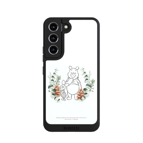 Samsung Galaxy S22 NIVOpure Grüne Liebe Puuh und Ferkel