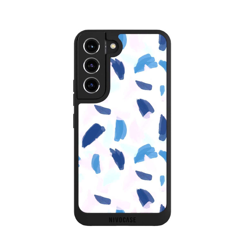 Galaxy S22 NIVOpure Peinture bleue et rose