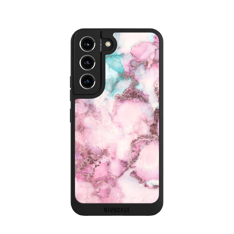 Galaxy S22 NIVOpure Encre tourbillonnante rose