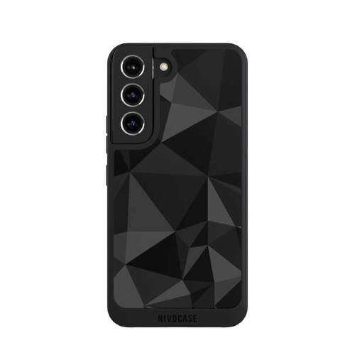 Samsung Galaxy S22 NIVOpure Polygonmuster schwarz