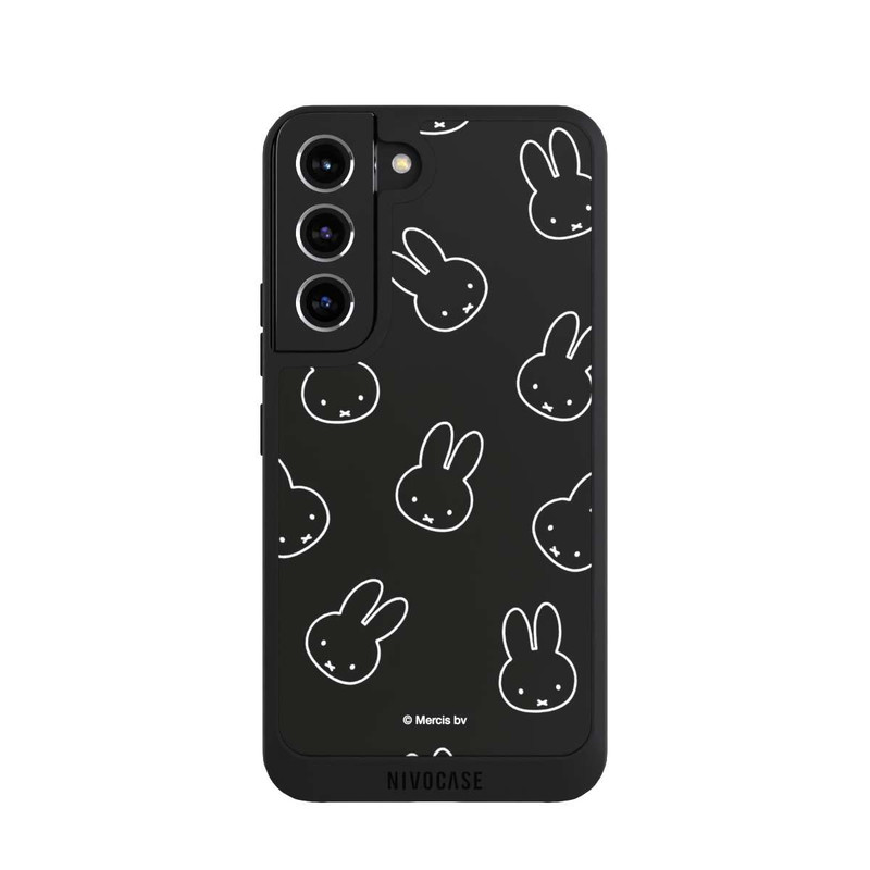 Galaxy S22 NIVOpure Miffy Muster Schwarz