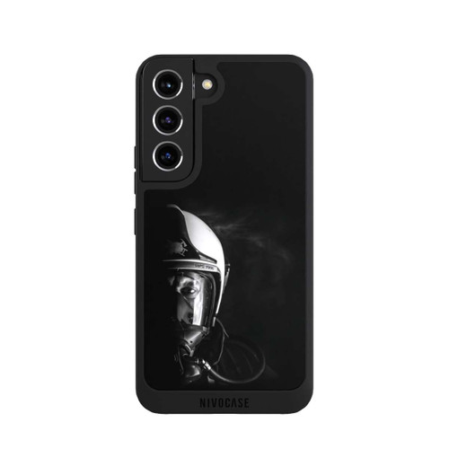 Samsung Galaxy S22 NIVOpure Firefighter Closeup Black