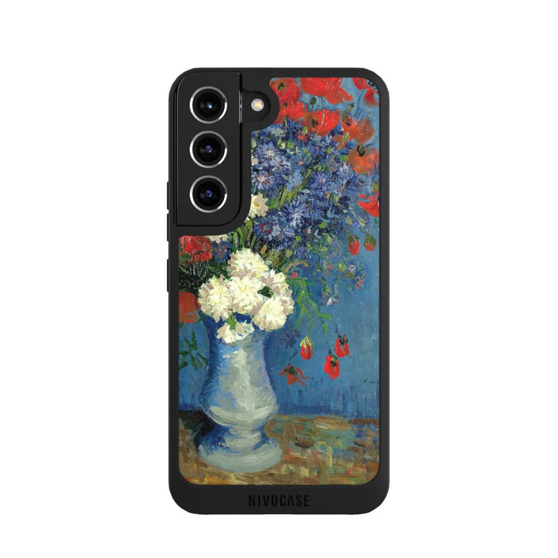 Galaxy S22 NIVOpure Vase avec Bleuets et Coquelicots - Vicent Van Gogh