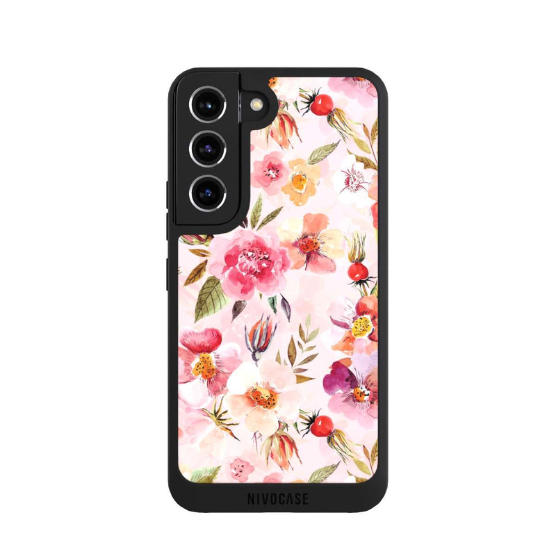 Galaxy S22 NIVOpure Rose Hip Wallpaper Pink Spring