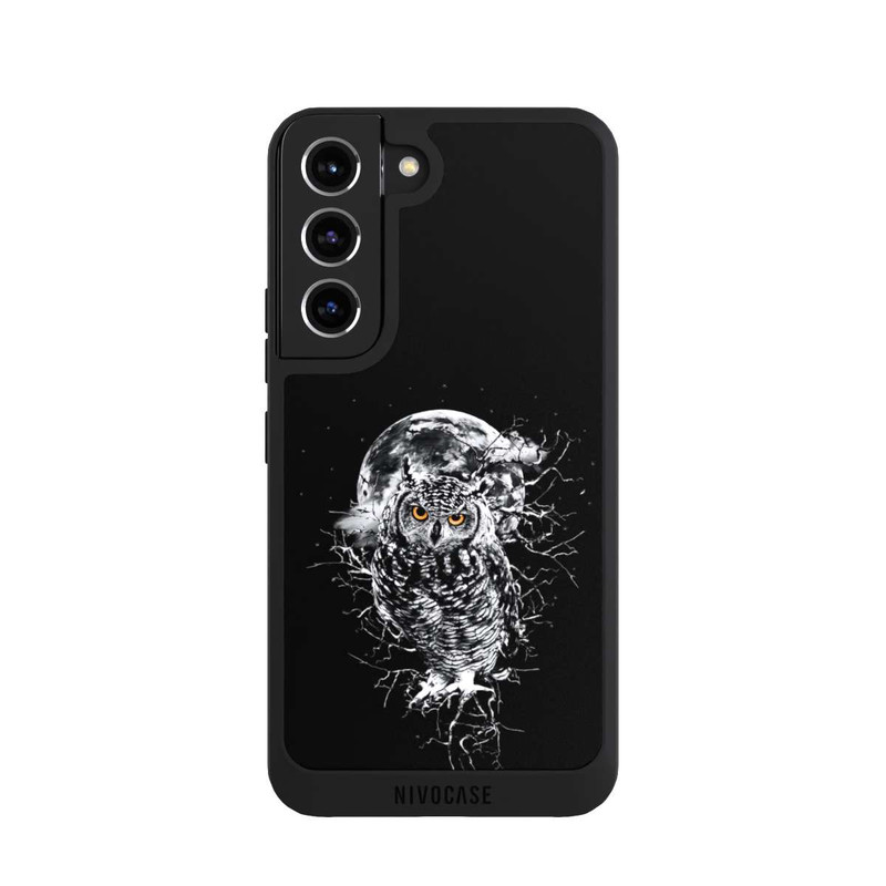 Galaxy S22 NIVOpure Chouette en noir et blanc