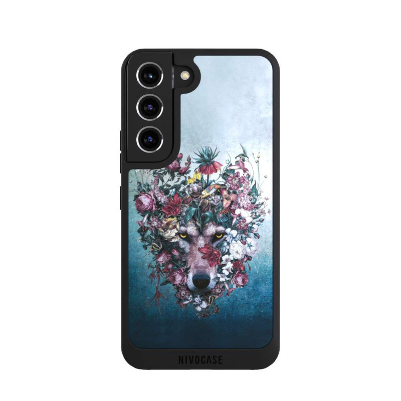 Galaxy S22 NIVOpure Blumen - Wolf