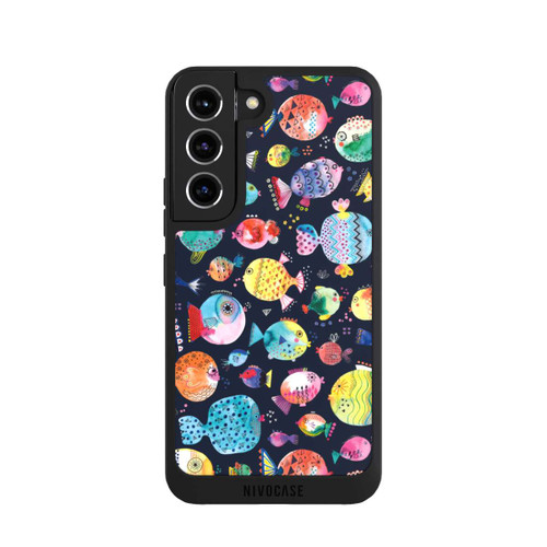 Samsung Galaxy S22 NIVOpure Strandkugelfische Kinder Marineblau
