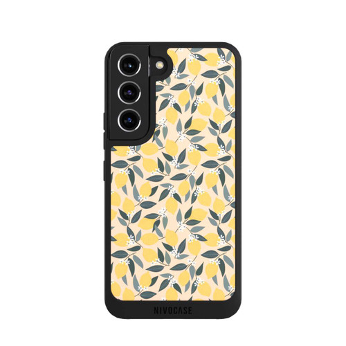 Samsung Galaxy S22 NIVOpure Rosa Zitronen-Muster