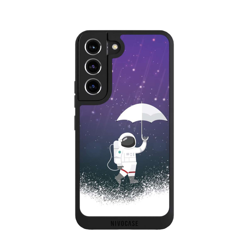 Galaxy S22 NIVOpure Astronaute Sous une Pluie d'Astéroïdes