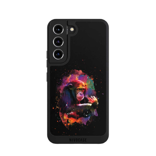 Samsung Galaxy S22 NIVOpure Affe Colorful Sprayart