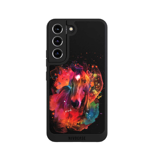 Samsung Galaxy S22 NIVOpure Pferd Colorful Sprayart